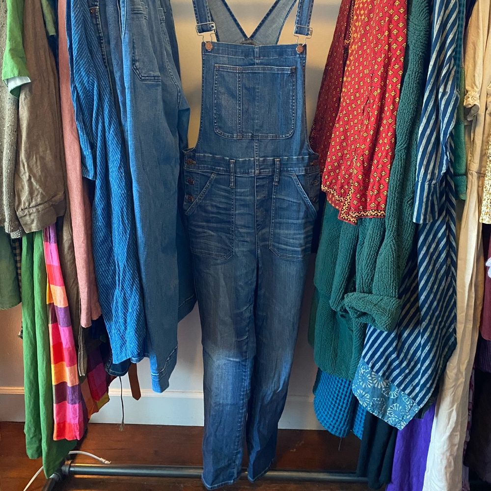 Madewell Stovepipe Jean Overalls - Picture 2 of 2